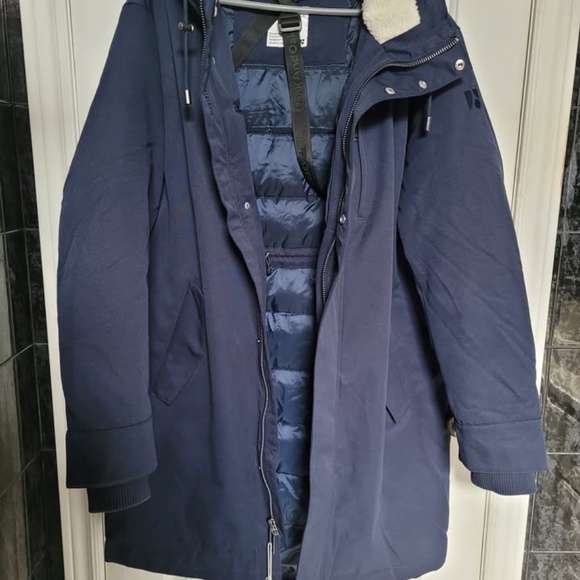 Frank & Oak Space Blue Parka BNWT - Picture 2 of 3